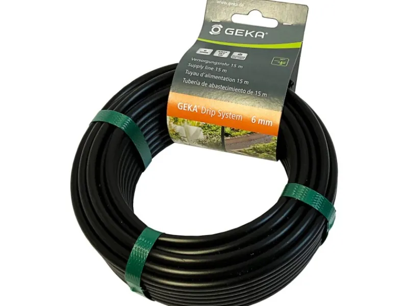 Geka Bewässerungssysteme|Drip Versorgungsrohr Ø 6 mm x 15 m