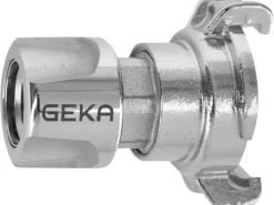 plus-Stecksystem-Übergangsstück mit Klaue und Steckbuchse Cr Karte Silber*Geka Best