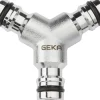 Geka Schlauch Kupplungen|plus-Y-Abzweigstecker Stecksystem