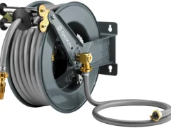 Schlauchaufroller mit Wasserschlauch 30 m Grau*Geka