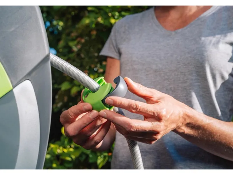 Geka Gartenschlauchwagen|Schlauchbox K15 Grau