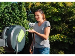 Geka Gartenschlauchwagen|Schlauchbox K15 Grau