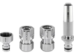 Geka Gartenschlauchwagen|Schlauchbox K15 Grau