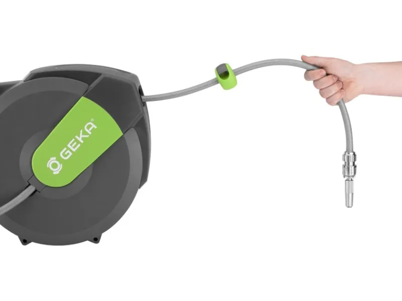 Geka Gartenschlauchwagen|Schlauchbox K15 Grau