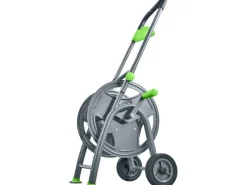 Geka Gartenschlauchwagen|Schlauchwagen mit 25 Schlauch Grau-Grün