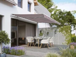 Gelenkarmmarkise Aventura 4x2,5m Bordeaux-* Hot