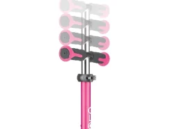 Globber Elite Deluxe Lights Tretroller Kinder 120/80 mm ABEC 5 3-Rädrig Höhenverstellbar LED-Rollen Dunkelblau* Best