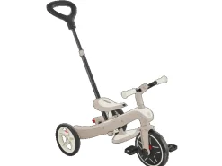 Fitnessgeräte|Globber Explorer Trike 4in1 Kinderwagen Dreirad und Laufrad 10/8,5 Zoll TPR-Sitz Höhenverstellbar Kokos