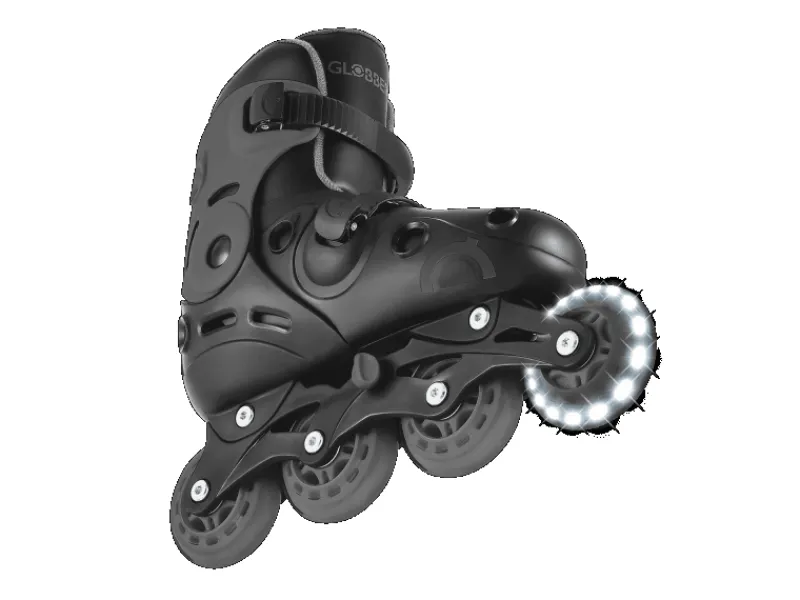 Fitnessgeräte|Globber Go Skates Inlineskates Kinder Verstellbar Gr. 34-37 ABEC 9 Leuchtrolle Geschwindigkeitsanpassung
