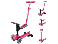 Globber Go-Up Sporty Lights 360 3in1 Aufsitzrad Laufrad Scooter 120/80mm 3-Rädrig Verstellbar LED-Rollen* Online