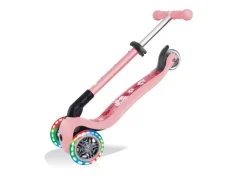 Fitnessgeräte|Globber Junior Foldable Fantasy Lights Tretroller 120/80 mm ABEC 5 3-Rädrig LED-Leuchtrollen Pastell-Flowers