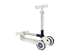 Globber Junior Foldable Lights Tretroller 120/80 mm ABEC 9 3-Rädrig LED-Leuchtrollen Kokos* Clearance