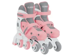 Globber Learning Skates 2in1 Inline- und Quad-Skates Kinder Verstellbar Gr.26-29 ABEC 9 Rollengröße 48x24 mm* New