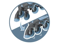 Quads|Globber Learning Skates 2in1 Inline- und Quad-Skates Kinder Verstellbar Gr.30-33 ABEC 9 Rollengröße 54x24 mm