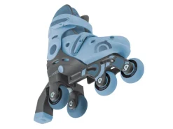 Quads|Globber Learning Skates 2in1 Inline- und Quad-Skates Kinder Verstellbar Gr.26-29 ABEC 9 Rollengröße 48x24 mm