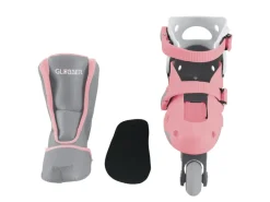 Quads|Globber Learning Skates 2in1 Inline- und Quad-Skates Kinder Verstellbar Gr.30-33 ABEC 9 Rollengröße 54x24 mm
