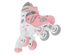 Quads|Globber Learning Skates 2in1 Inline- und Quad-Skates Kinder Verstellbar Gr.30-33 ABEC 9 Rollengröße 54x24 mm