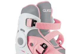 Quads|Globber Learning Skates 2in1 Inline- und Quad-Skates Kinder Verstellbar Gr.30-33 ABEC 9 Rollengröße 54x24 mm