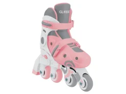 Quads|Globber Learning Skates 2in1 Inline- und Quad-Skates Kinder Verstellbar Gr.30-33 ABEC 9 Rollengröße 54x24 mm
