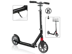 Globber NL 205 Tretroller 205 mm ABEC 7 Höhenverstellbar Frontfederung Klappmechanismus Schwarz-* Sale