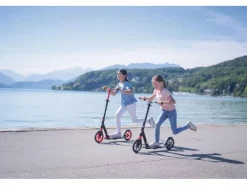 Fitnessgeräte|Globber NL 205 Tretroller 205 mm ABEC 7 Höhenverstellbar Frontfederung Klappmechanismus Schwarz-