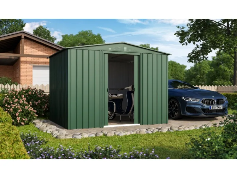 Globel Laubbläser|Gerätehaus Tower 108 B x T: 296 cm x 237 cm Jade