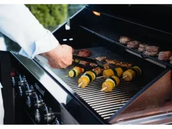 Outdoorkitchen Elite Max Rockster 409x58x90cm inkl. Rotisserie 6+2 Brenner inkl. Granitarbeitsplatte Vormontiert*Goriller Sale