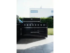 Outdoorkitchen Elite Max Rockster 409x58x90cm inkl. Rotisserie 6+2 Brenner inkl. Granitarbeitsplatte Vormontiert*Goriller Sale