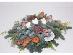 Grabbouquet Nobilis mit Rosen Creme ca. 60 cm* New