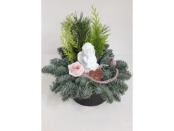 Grabschale mit Engel Rosa Topf ca. 15 cm* Hot