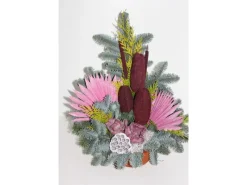 Grabschale Nobilis Topf ca. 18 cm -Rose*