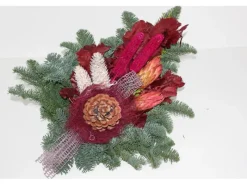 Grabgestecke|Grabstrauß Nobilis Erika ca. 60 cm Brombeere