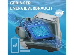 Gre Pooltechnik|3 in 1 Salzelektrolyseanlage für Pools bis zu 50 m³ Grau