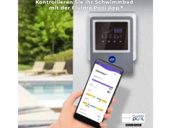 3 in 1 Salzelektrolyseanlage für Pools bis zu 100 m³ Grau*Gre New