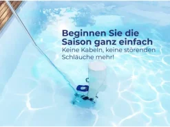 Gre Poolreinigung|Akku-Poolsauger 5.000 mAh Weiß