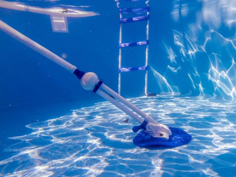 Gre Poolreinigung|Einbaupools|Automatischer-Poolreiniger für Einbau- und Aufstellbecken Weiß