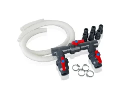 Gre Pooltechnik|Bypass-Kit für Wärmepumpen Elektrolyse und Solarheizungen Grau