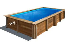 Echtholzpool Lemon Rechteckig 375 x 200 x 68 cm*Gre Discount