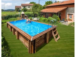 Echtholzpool Mango Rechteckig 618 x 320 x 130 cm*Gre Hot