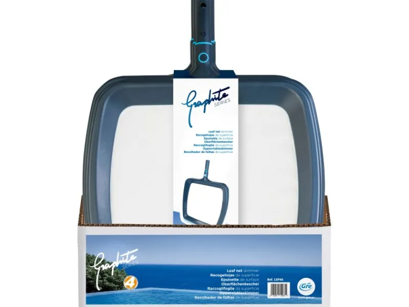 Gre Poolreinigung|Oberflächenkescher Aufsatz Graphite 38,5 cm x 52 cm