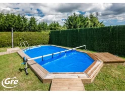 Planenaufroller aus Aluminium für Einbaubecken bis zu 5,50 m*Gre Clearance