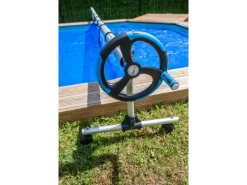 Planenaufroller aus Aluminium für Einbaubecken bis zu 5,50 m*Gre Clearance