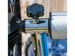 Planenaufroller aus Edelstahl mit Großen Räder bis zu 5,50 m*Gre