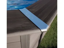 Gre Aufstellpools|Pool Avantgarde Rechteckig Composite 606 cm x 326 cm x 124 cm Braun