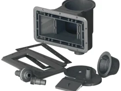 Gre Aufstellpools|Pool Avantgarde Rechteckig Composite mit LED 606 cm x 326 cm x 124 cm Braun