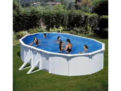 Pool Bora Bora Oval 500 cm x 300 cm x 120 cm Weiß*Gre Best