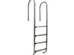 Gre Einbaupools|Poolleiter Muro aus Edelstahl für Eingelassene Pools 4 Stufen