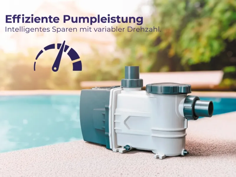 Poolpumpe 3/4 PS bis ca. 16.000 l/h 550 W Schwarz*Gre Online