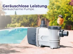 Poolpumpe 3/4 PS bis ca. 16.000 l/h 550 W Schwarz*Gre Online