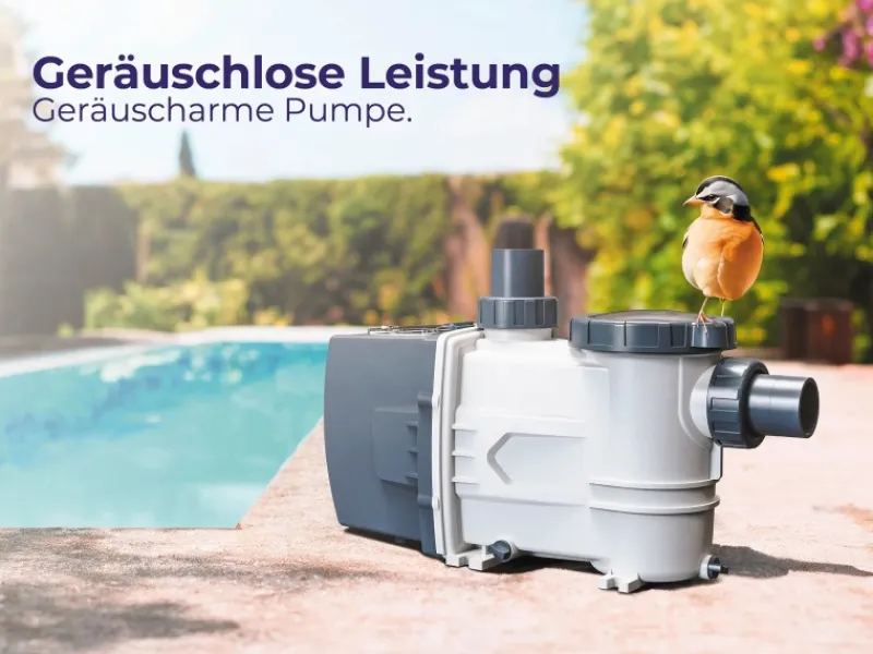 Poolpumpe 3/4 PS bis ca. 16.000 l/h 550 W Schwarz*Gre Online